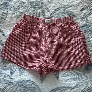 Daydrinkers red boxer brief shorts